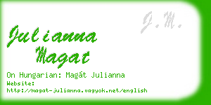 julianna magat business card